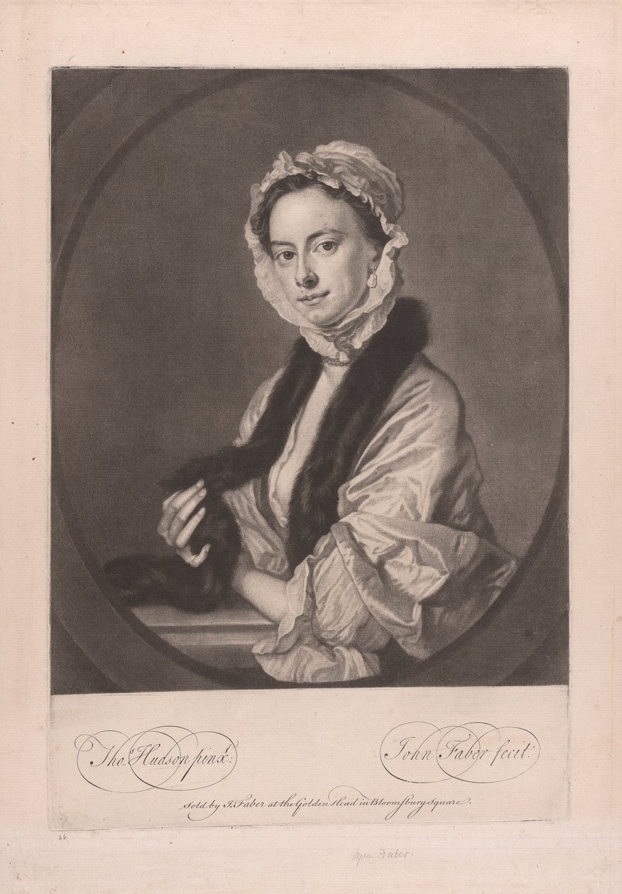 paní Faberová od John Faber the younger