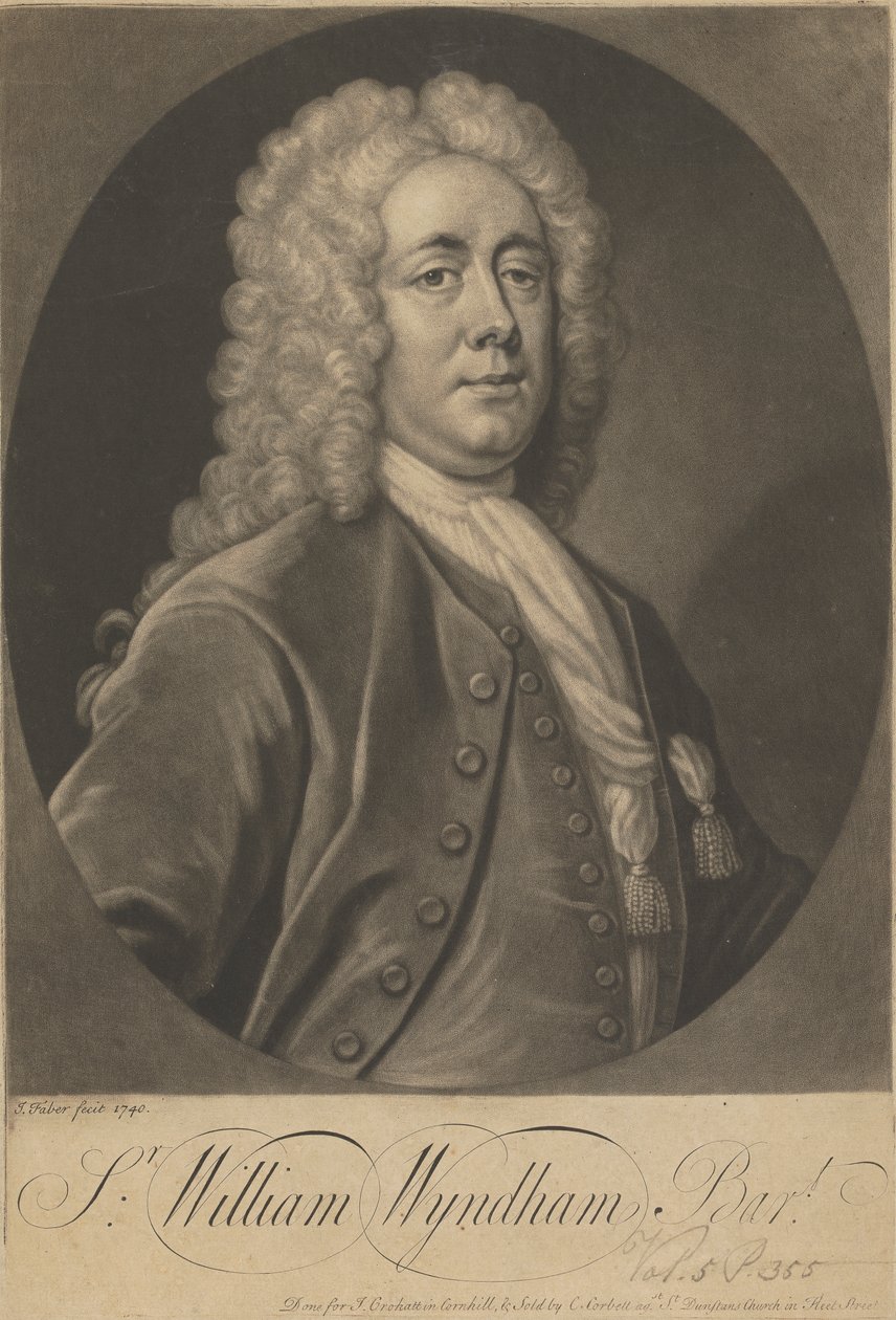 Sir William Wyndham od John Faber the younger