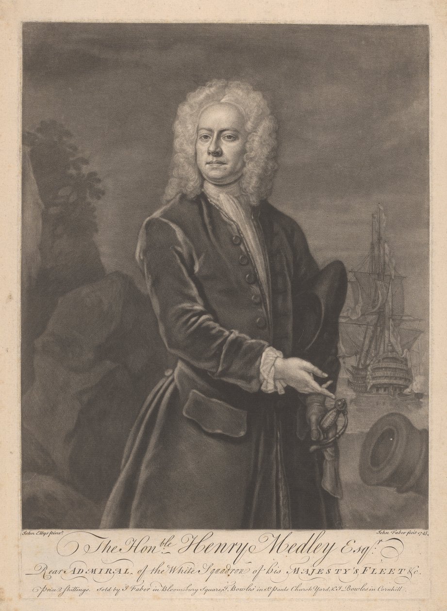 Ctihodný Henry Medley Esq. od John Faber the younger