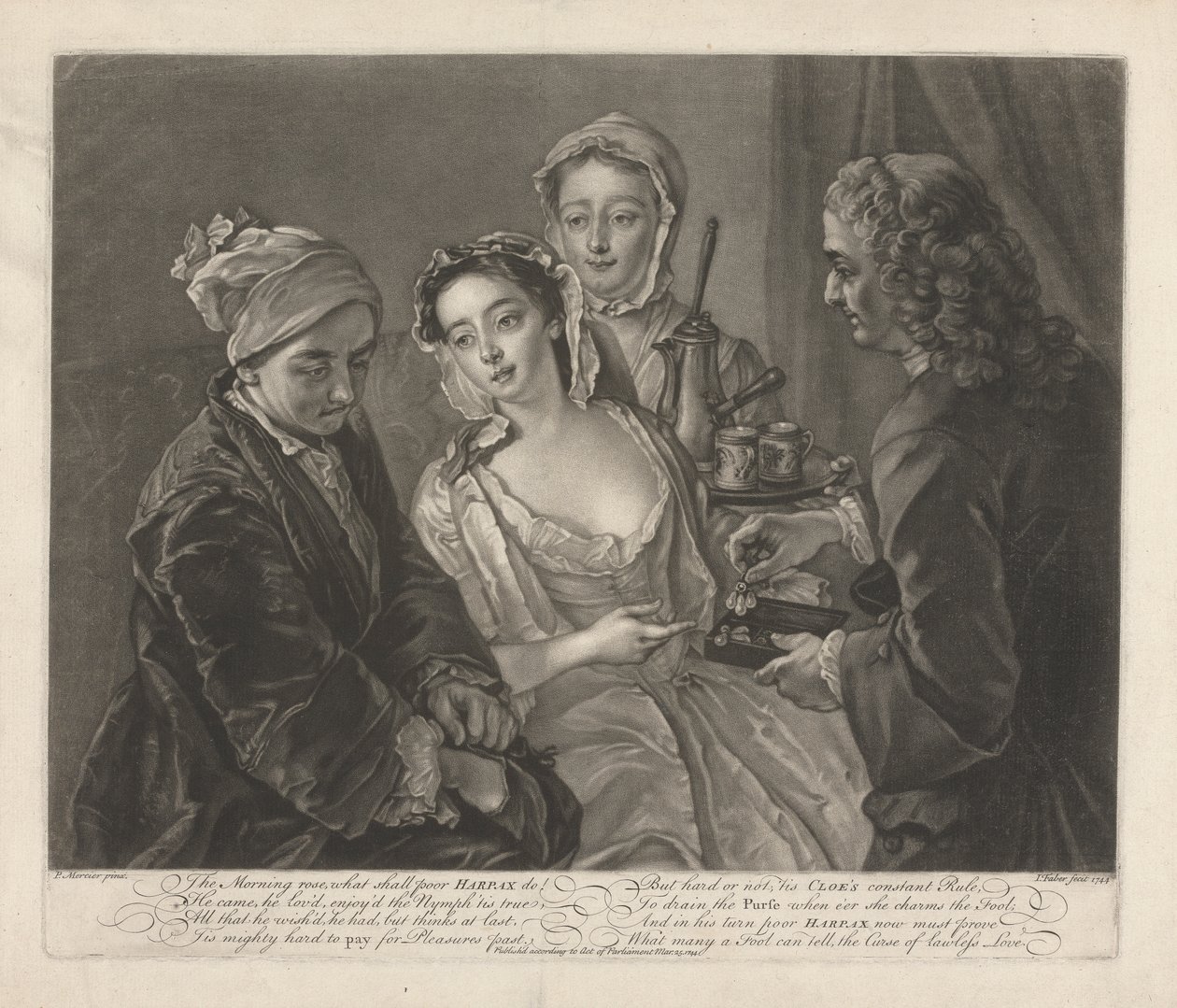 Ranní růže, co udělá chudák Harpax! od John Faber the younger