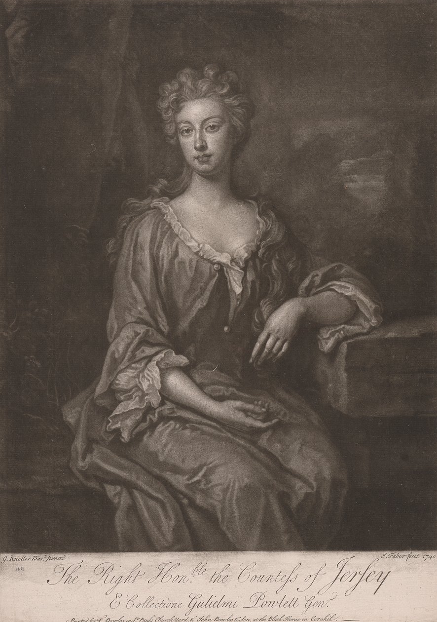 Správná ctihodná hraběnka z Jersey od John Faber the younger