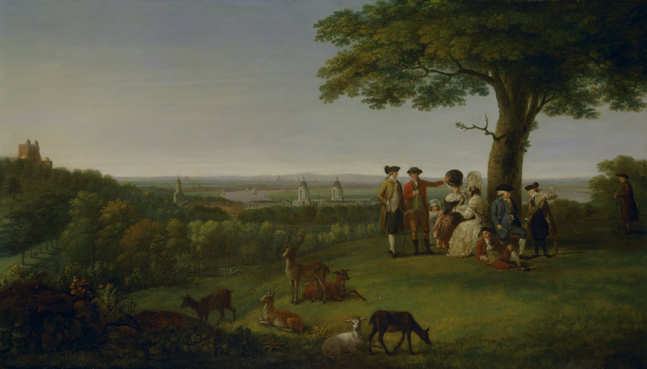 One Tree Hill, Greenwich, s Londýnem v dálce od John Feary