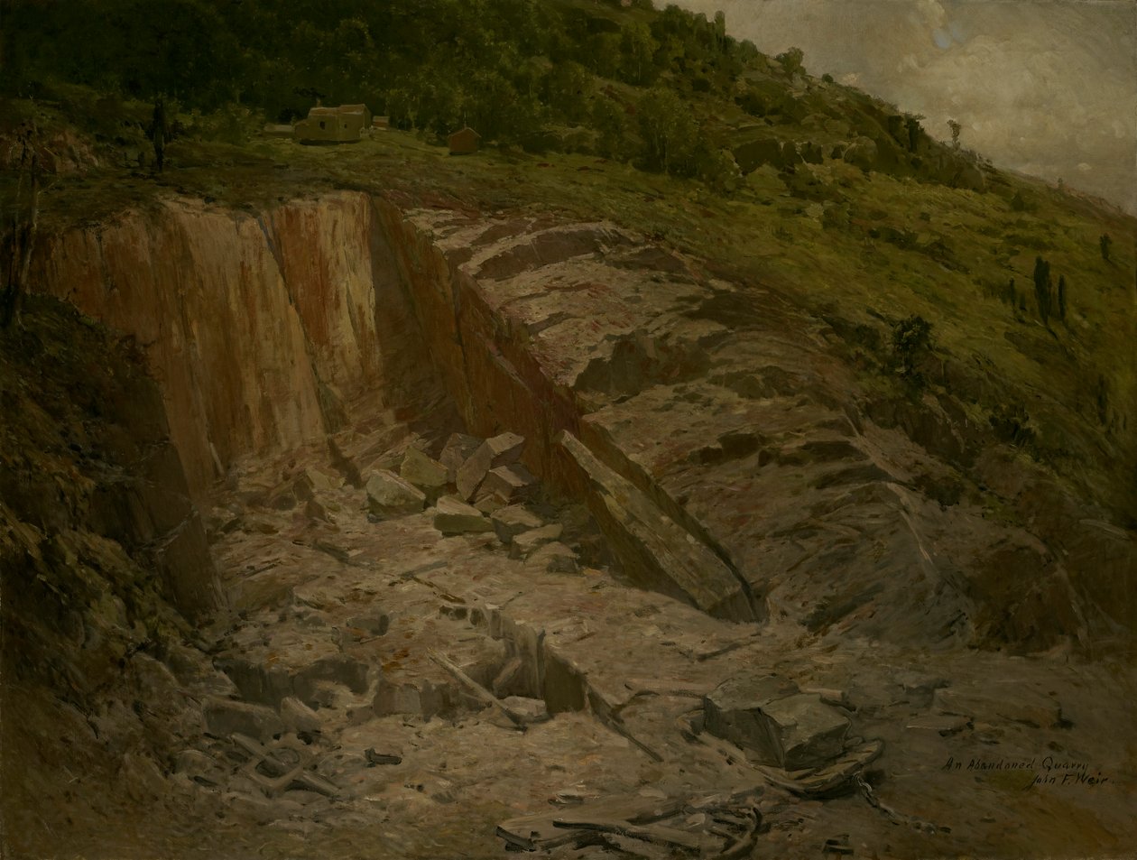 Opuštěný lom od John Ferguson Weir