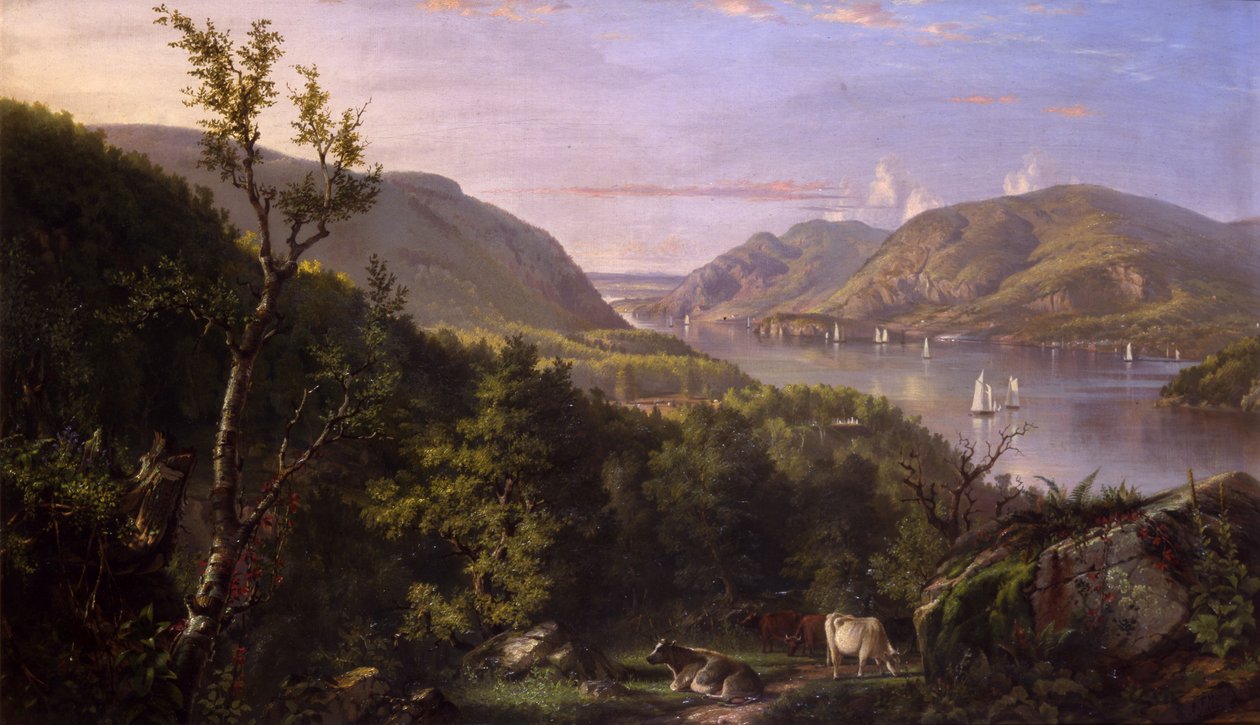 Pohled na Vysočinu z West Point, 1862 od John Ferguson Weir