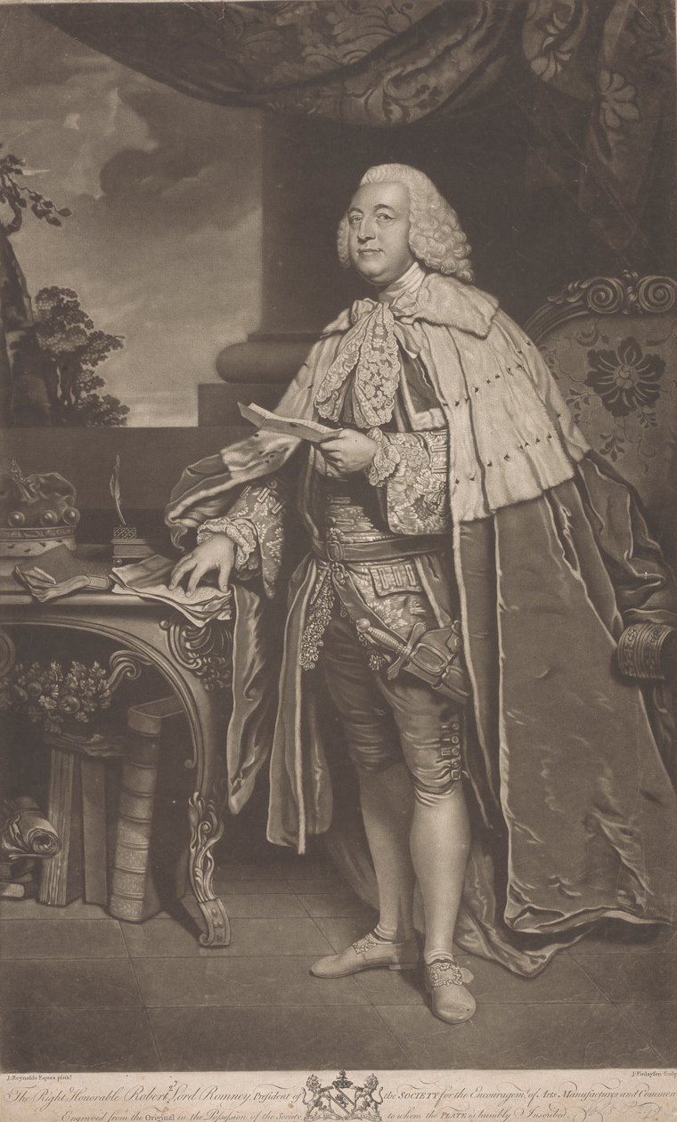 Robert Marsham, druhý baron Romney od John Finlayson