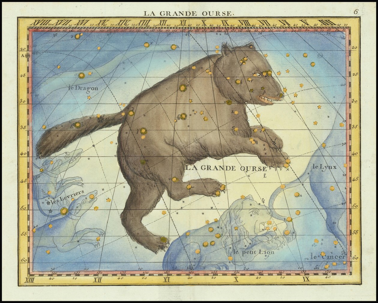 1776 - John Flamsteed - La Grande Ourse (Ursa Major) od John Flamsteed