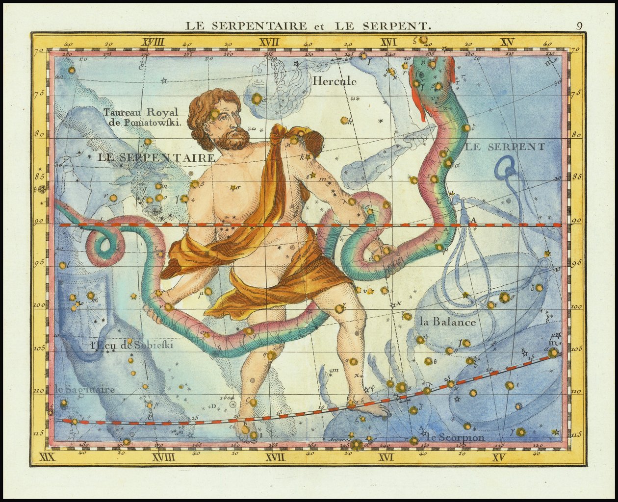 1776 - John Flamsteed - Had a hadice (Ophiucus  Serpens) od John Flamsteed