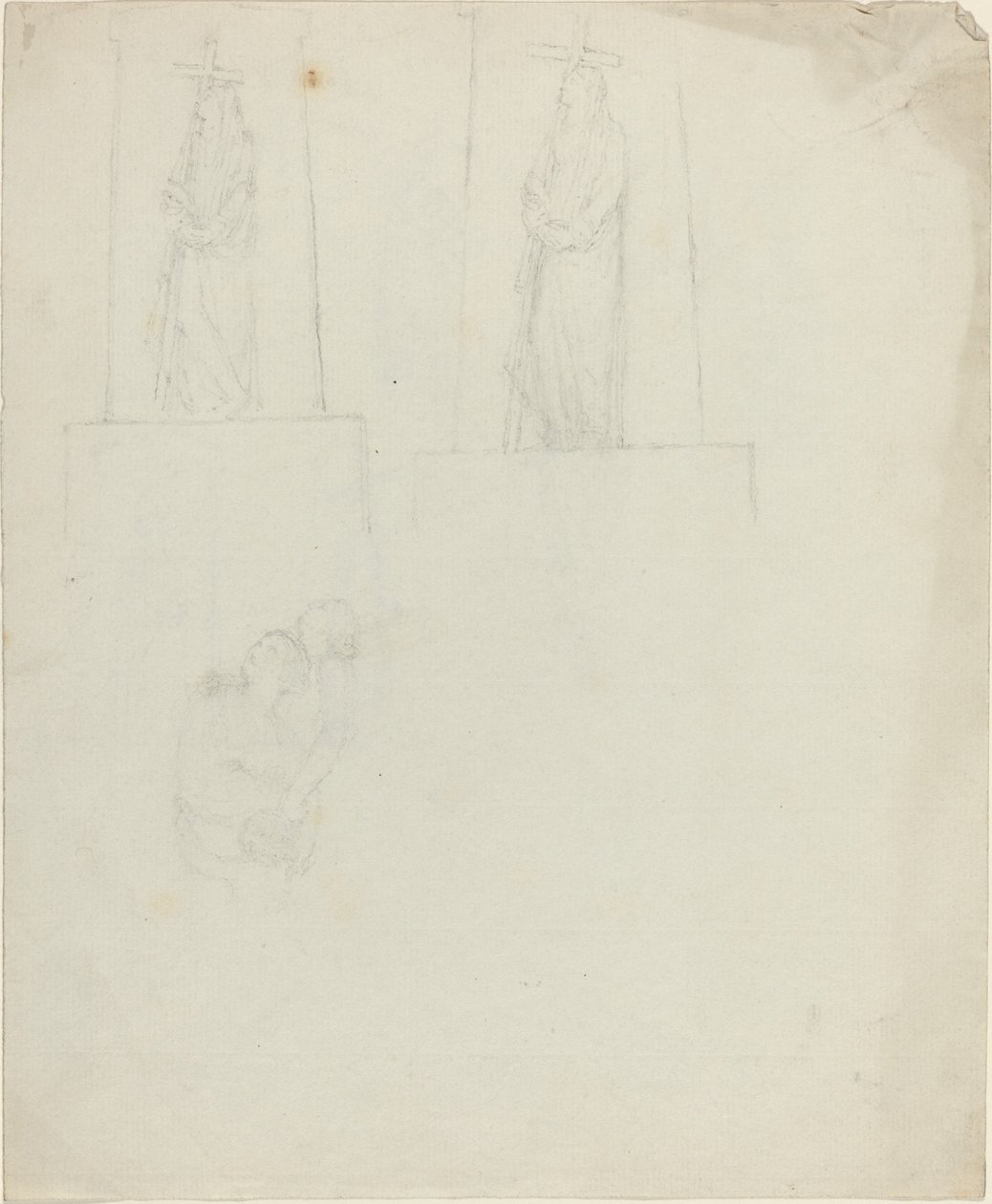 Návrhy na pomník [recto a verso] od John Flaxman