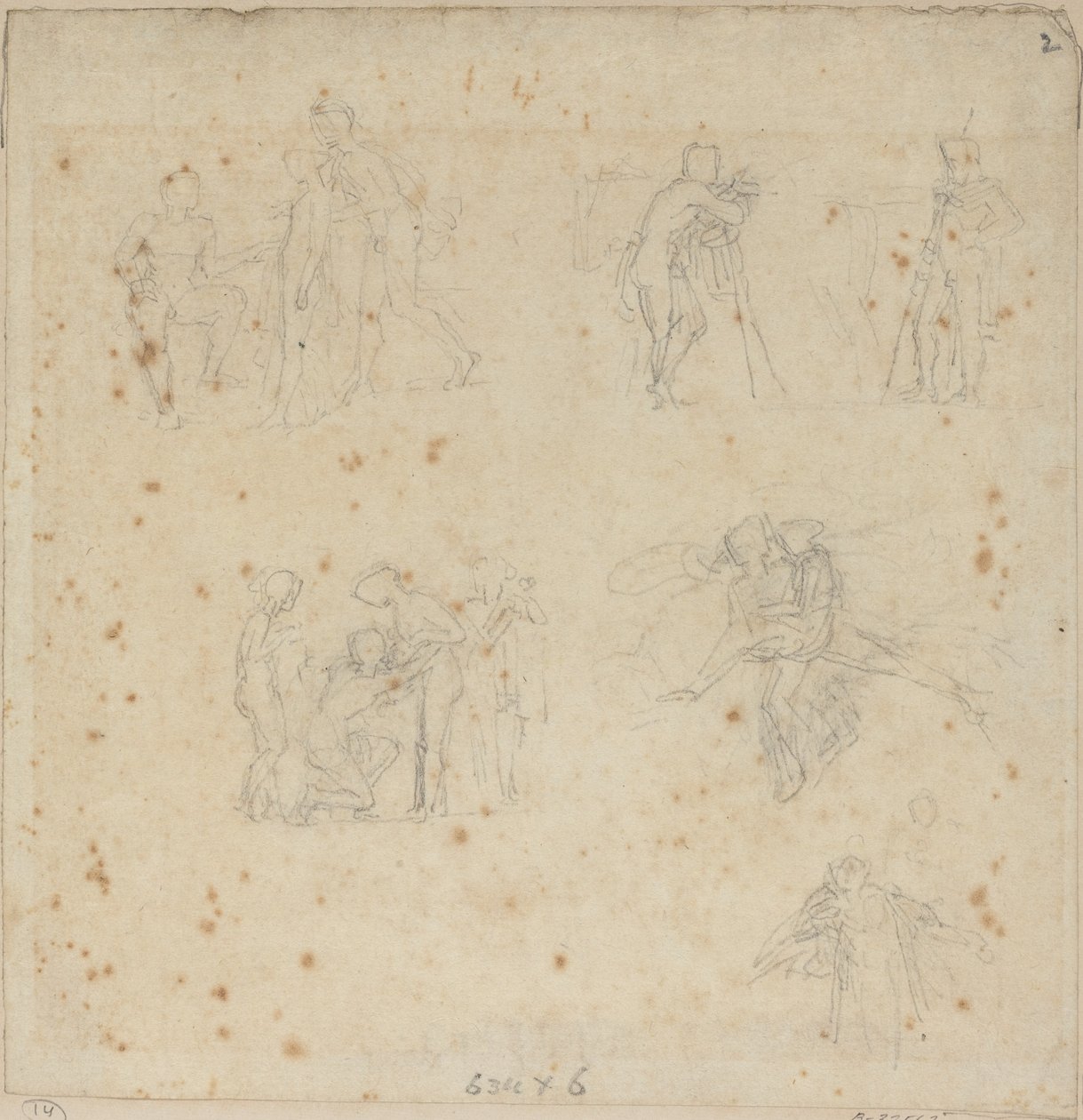 Figurové studie od John Flaxman