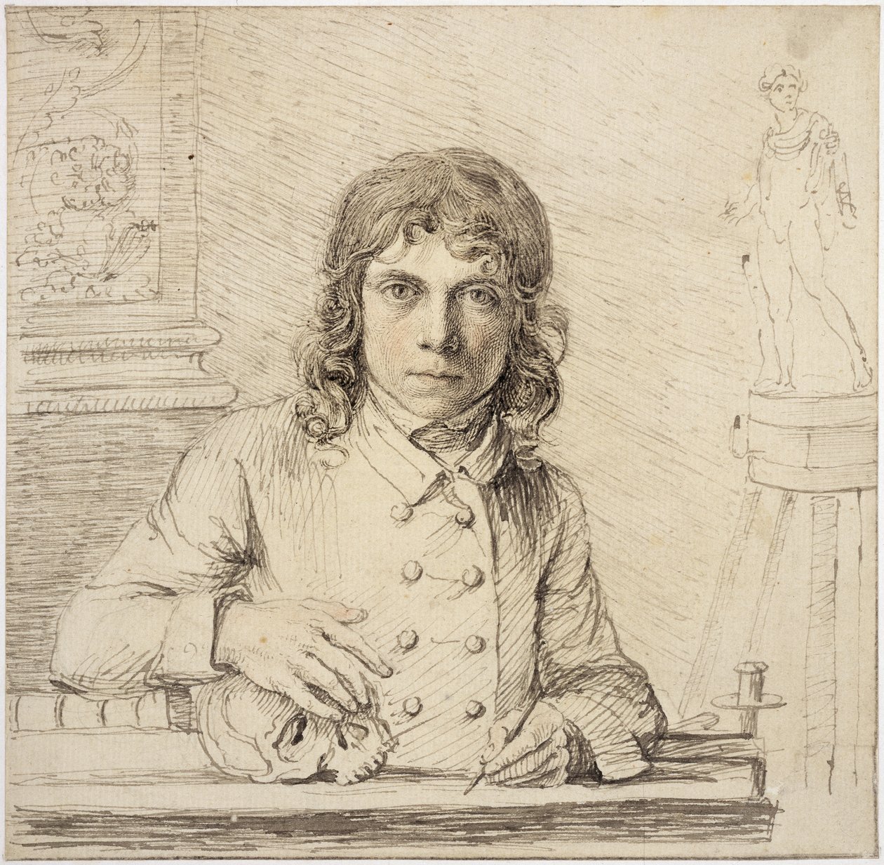 Autoportrét ve věku 24 let, 1779 od John Flaxman