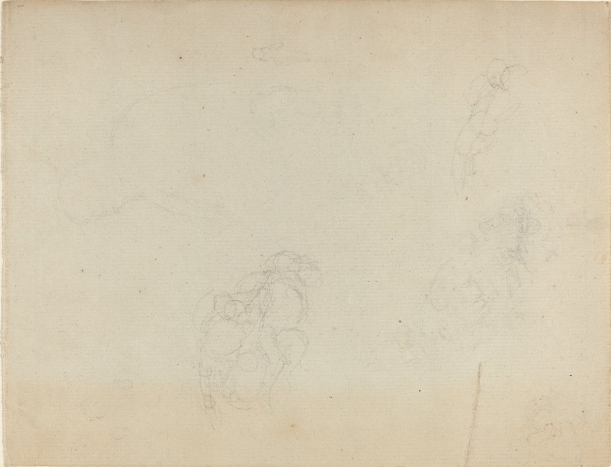 Studijní list [recto and verse] od John Flaxman