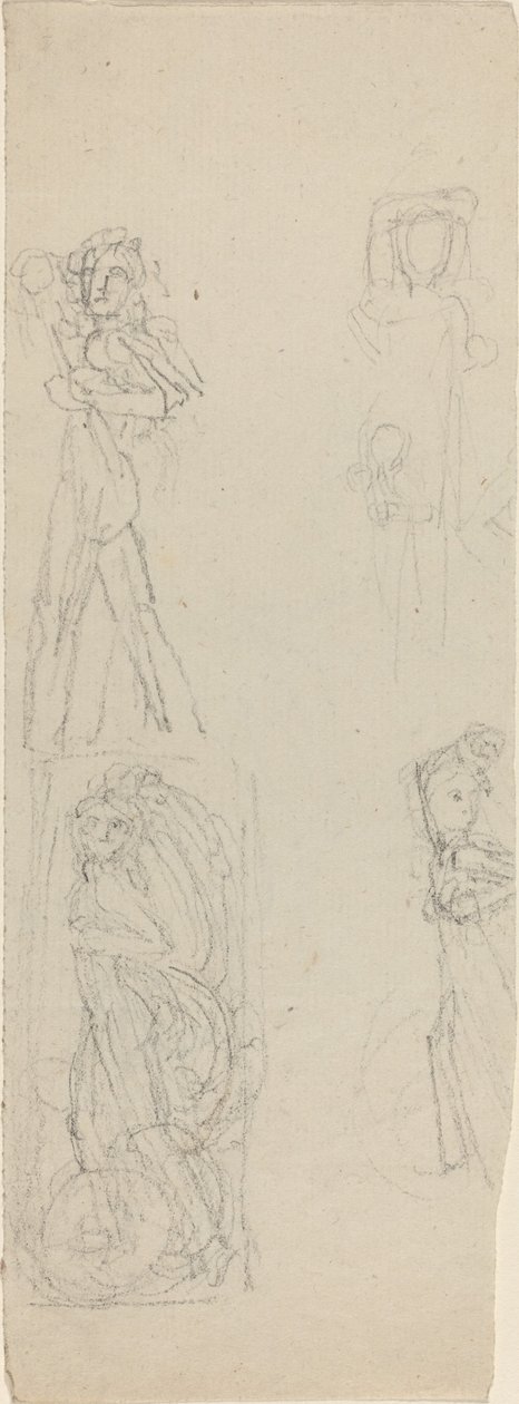 Studijní list [recto and verse] od John Flaxman