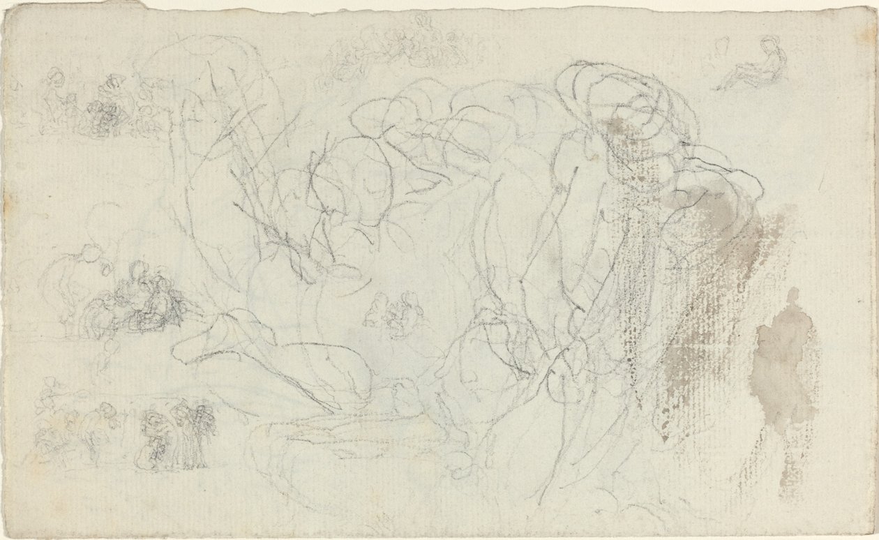 Studijní list [recto and verse] od John Flaxman