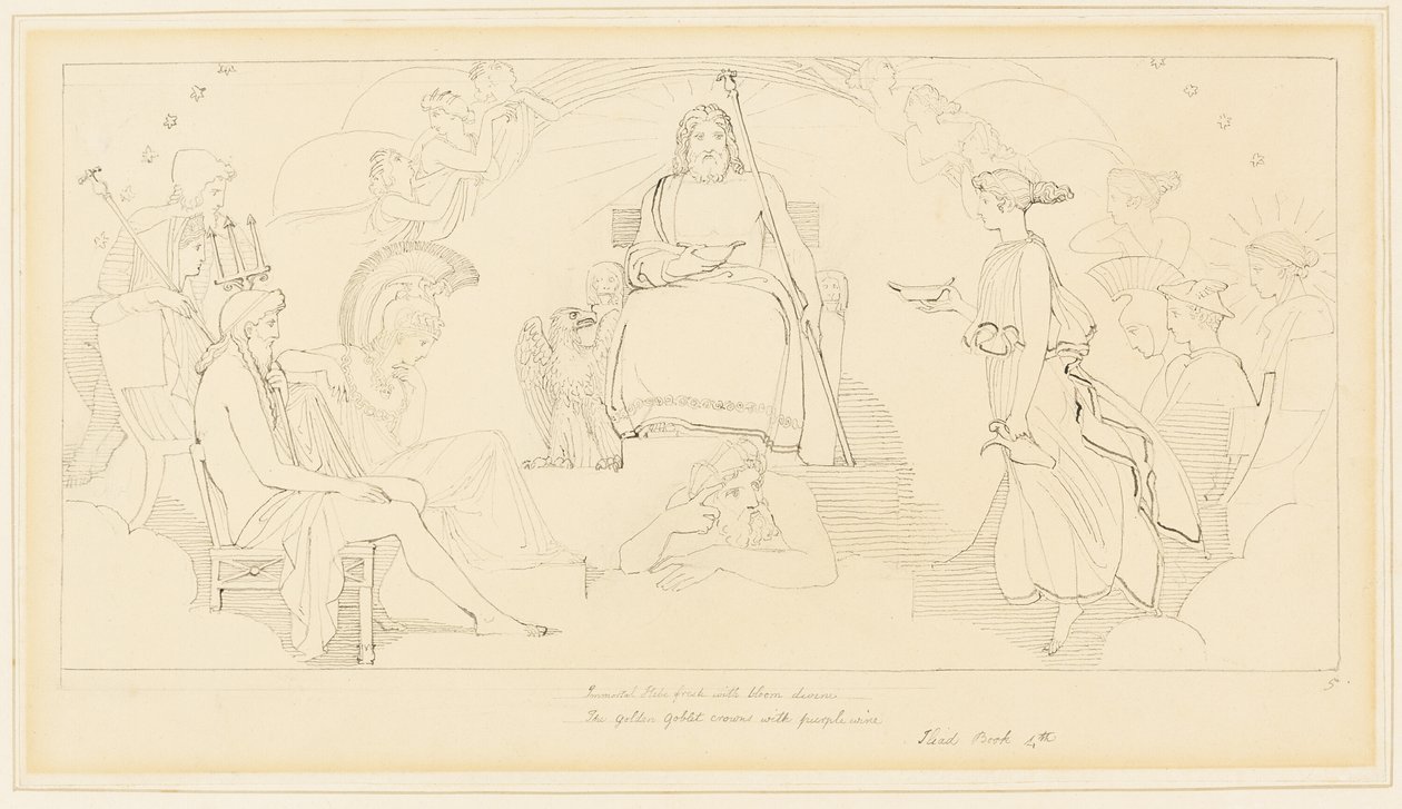 Rada bohů od John Flaxman