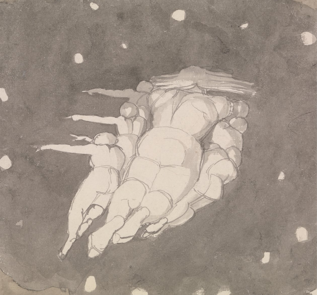 Stvoření nebes od John Flaxman