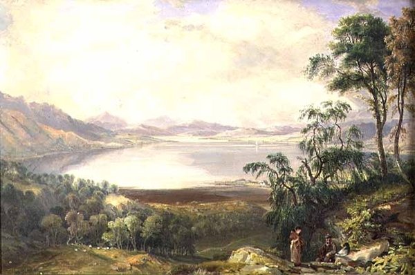 Loch Rannoch z Bunrannochu od John Fleming