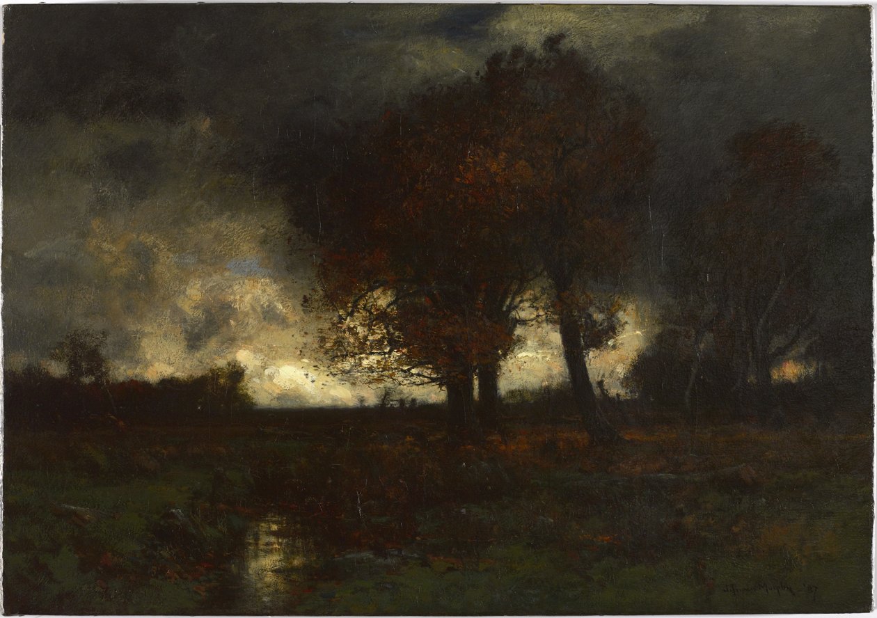 Bouřlivý den, 1887 od John Francis Murphy
