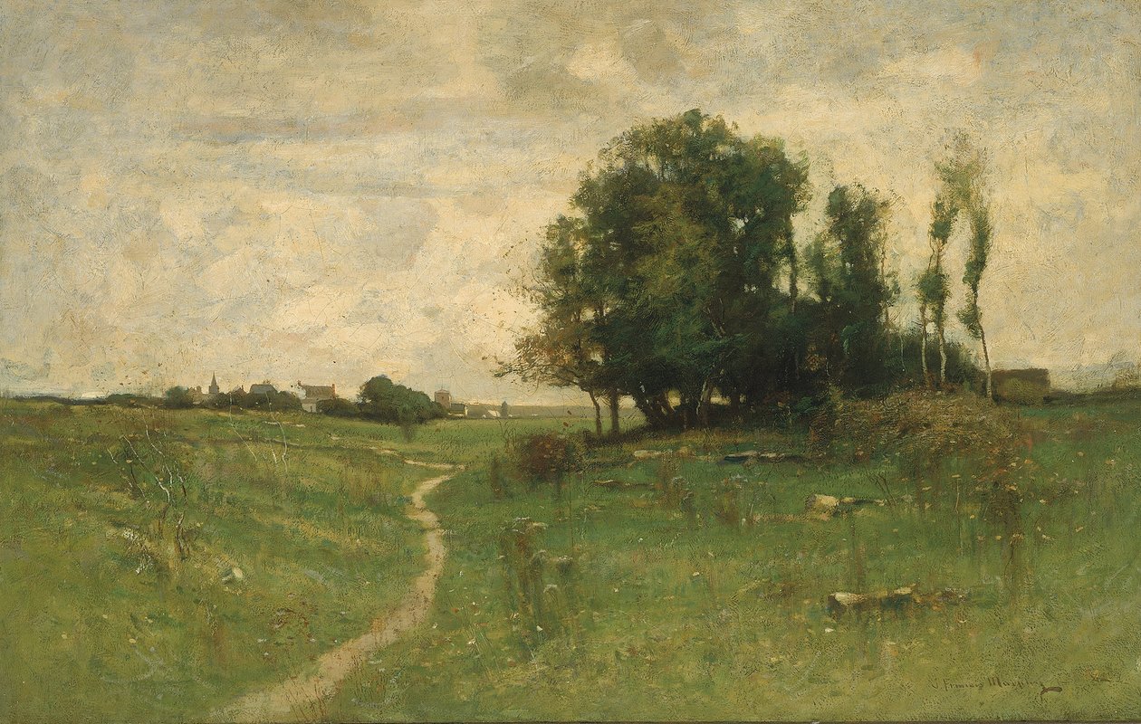Cesta do vesnice, 1882. od John Francis Murphy