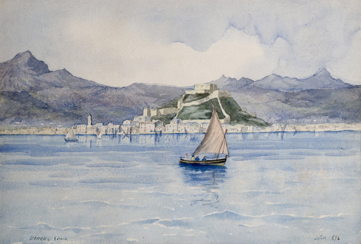 Denia, Španělsko od John Francis Pollock