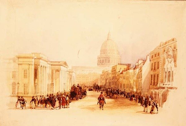 Hlavní pošta a St. Martin le Grand od John Francis Salmon