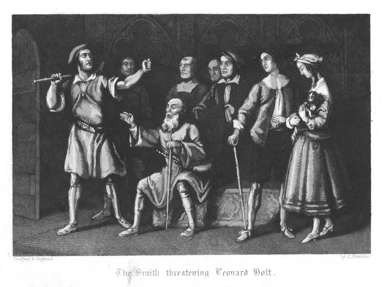 ilustrace k The Plague of London (1665) pro William Harrison Ainsworth Old Saint Paul