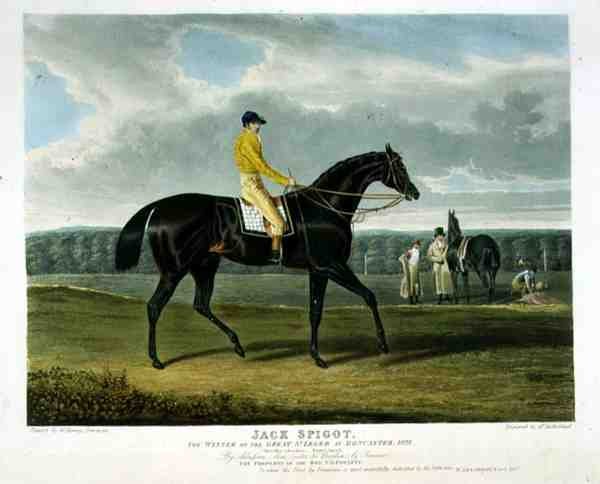 Jack Spigot, vítěz dostihu Great St. Leger v Doncasteru od John Frederick Herring Snr