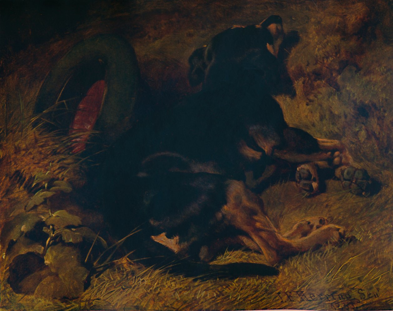 Spící pes, 1850, 1935 od John Frederick Hering