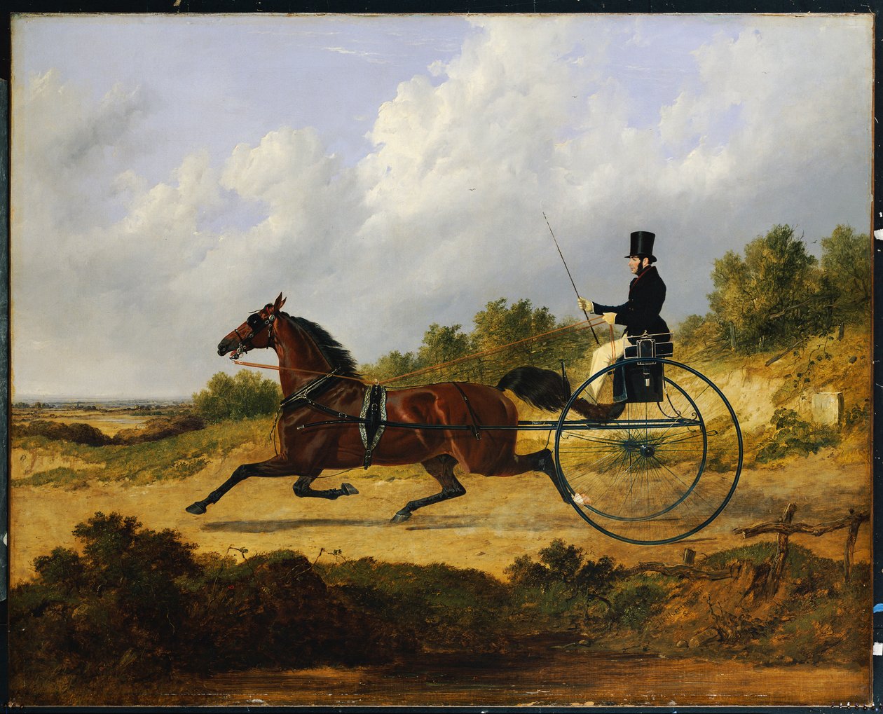 "Confidence", kreslení koncertu řízeného ženichem, 1842 od John Frederick Herring Senior