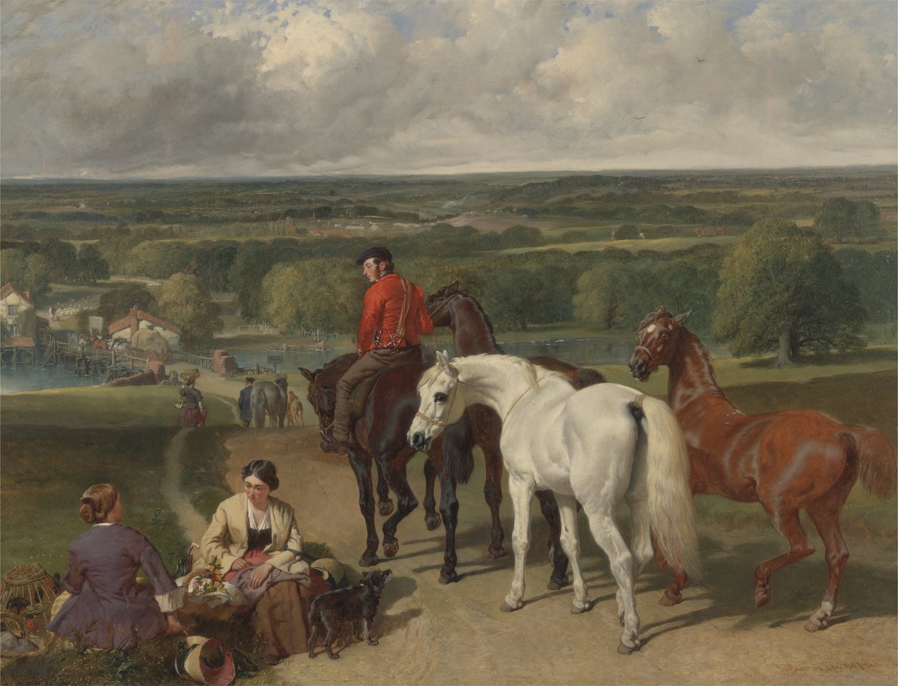 Cvičení královských koní, 1847-55 od John Frederick Herring Senior