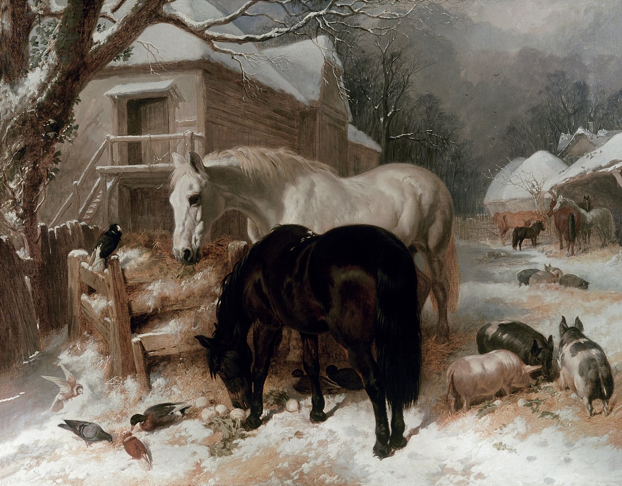 Scéna ze dvora od John Frederick Herring Senior