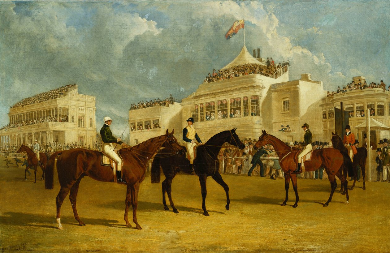 Příprava na start na Pohár ruského císaře v Ascotu, 1845, 1845 od John Frederick Herring Senior