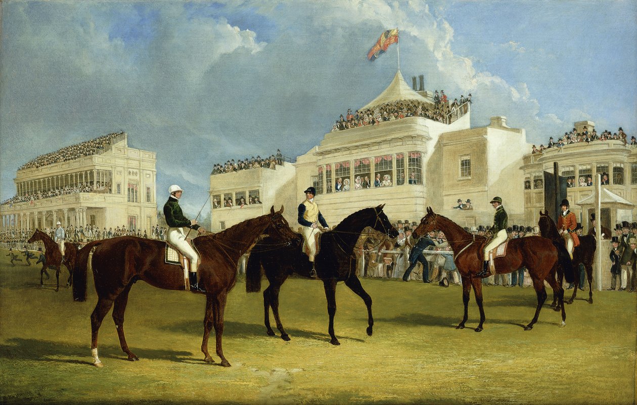 Příprava na start na Pohár ruského císaře v Ascotu, 1845, 1845 od John Frederick Herring Senior