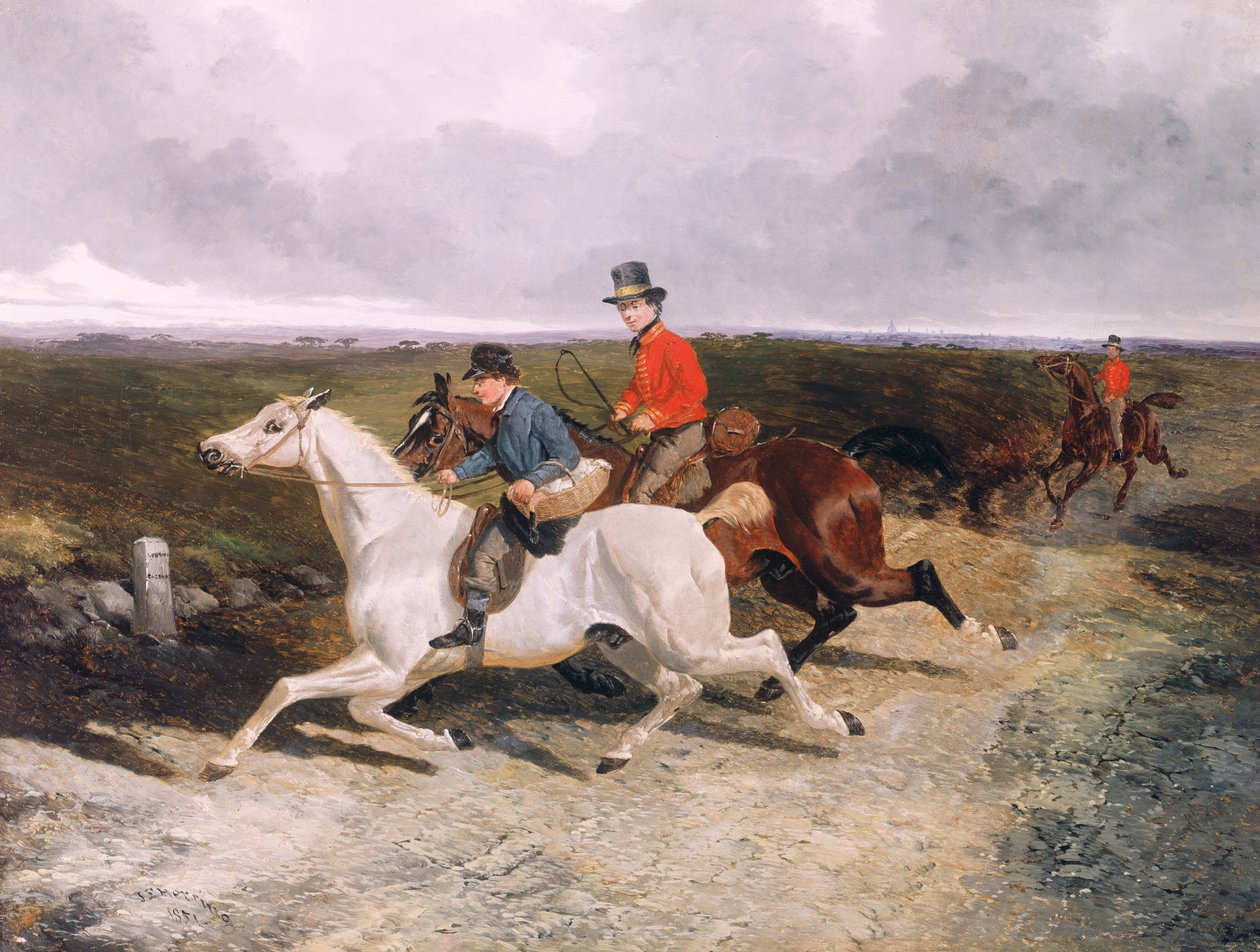 Královští služebníci na cestě do Windsoru od John Frederick Herring Senior