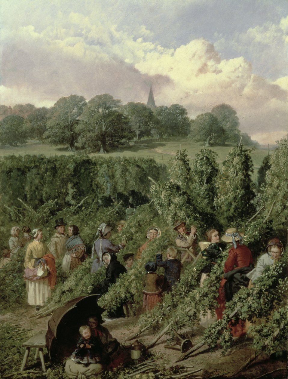 Sběrači chmele od John Frederick Herring Senior