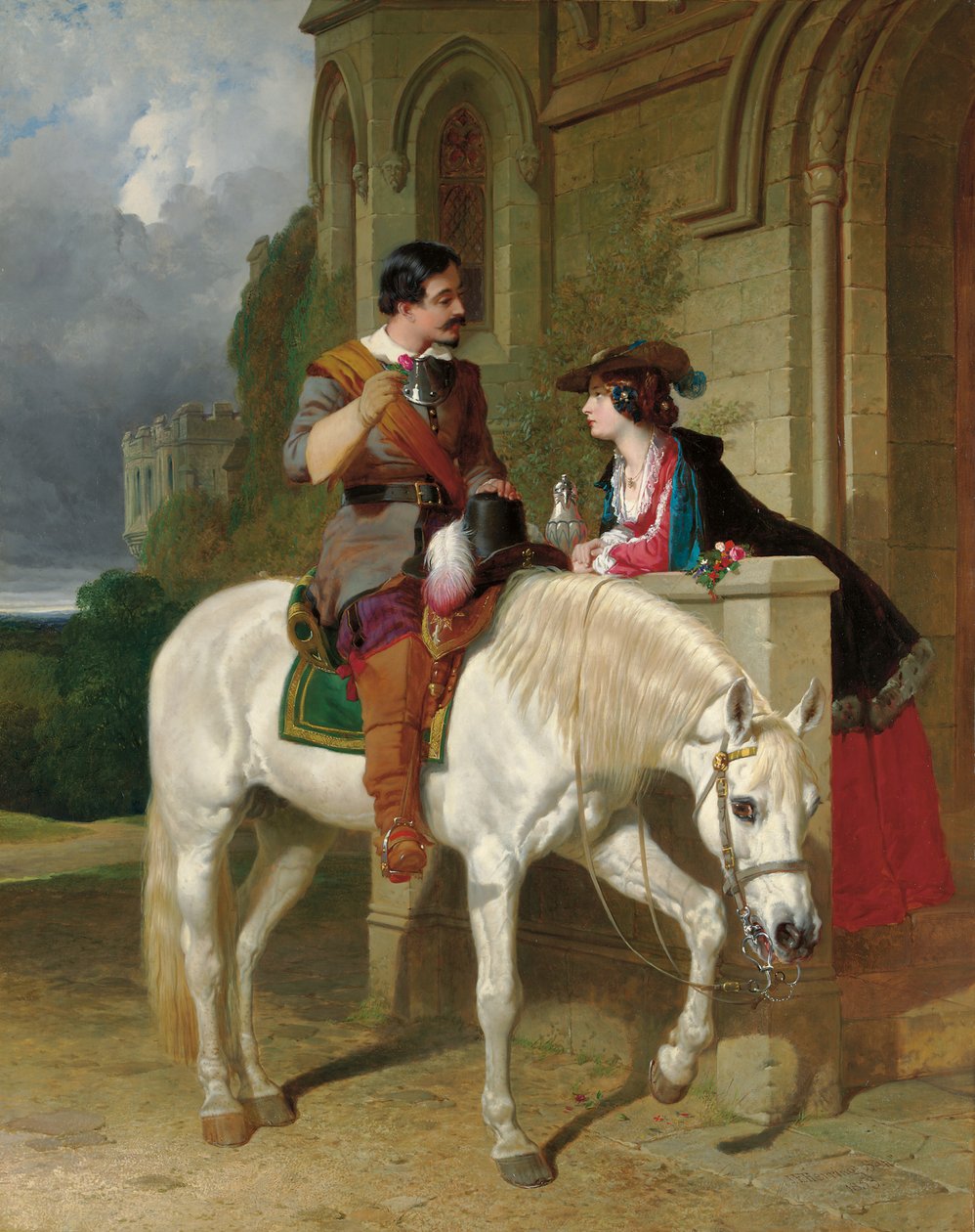 Růže, 1853 od John Frederick Herring Senior