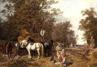 Dřevěný vůz od John Frederick Herring Senior