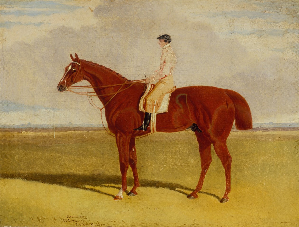 Zplnomocněný zástupce s P. Conollym nahoře šest mil na dně, Newmarket (olej na plátně) od John Frederick Jr. Herring