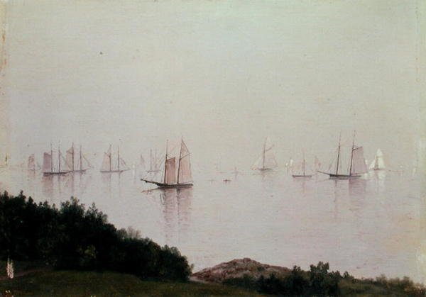 Newportské odpoledne (olej na palubě) od John Frederick Kensett
