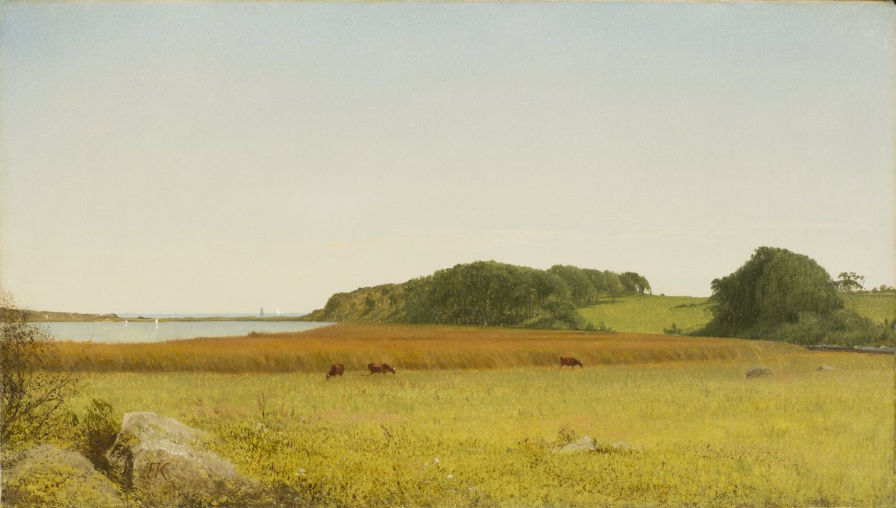 Almyho rybník, Newport od John Frederick Kensett