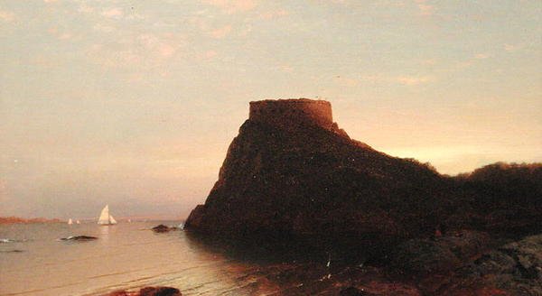 Fort Dumpling, Rhode Island od John Frederick Kensett