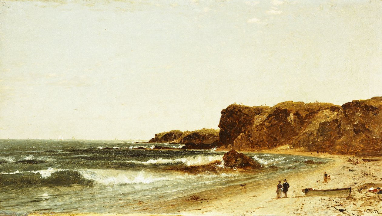 Forty Steps, Newport, Rhode Island, 1871 od John Frederick Kensett