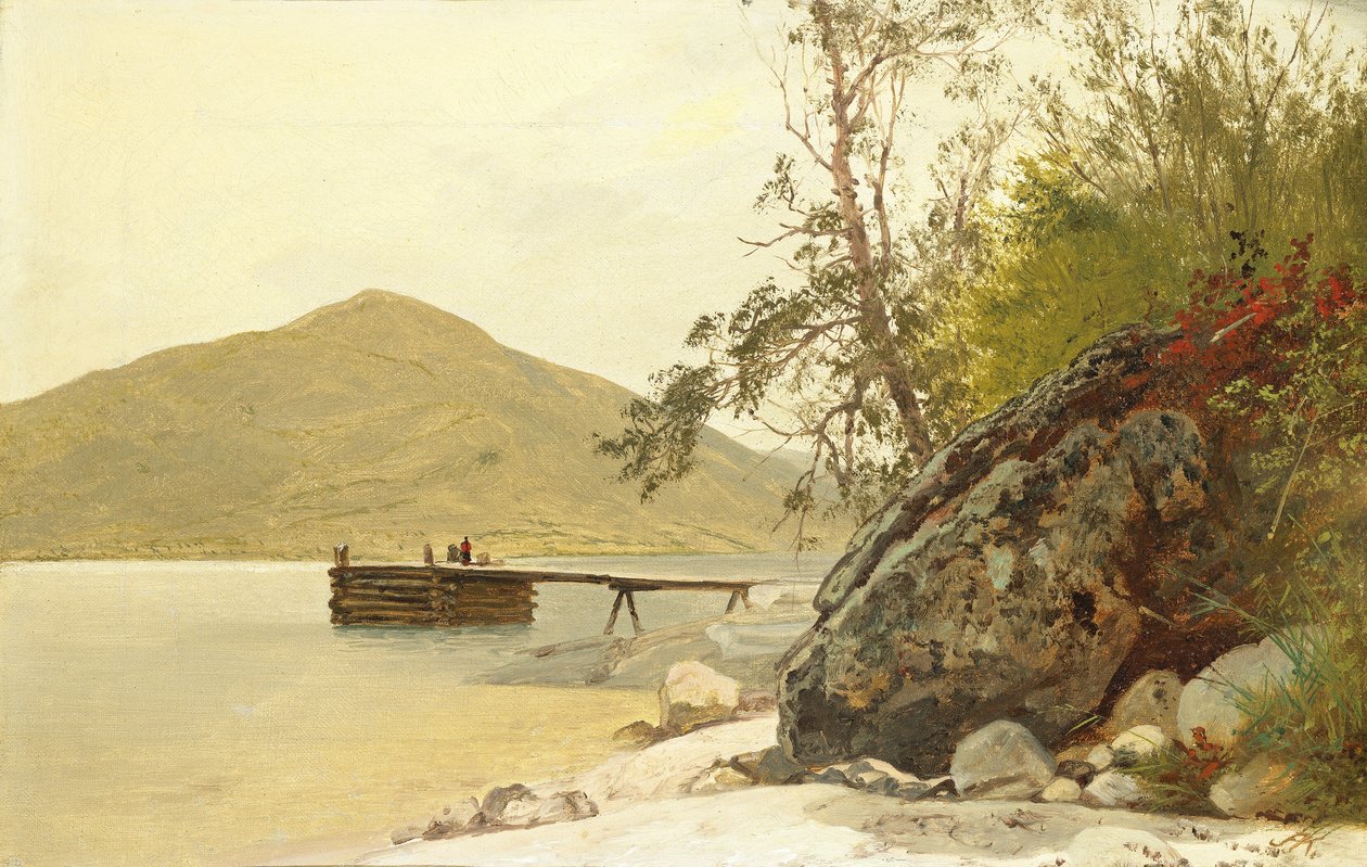 Přistání v Sabbath Day Point, c. 1853. od John Frederick Kensett