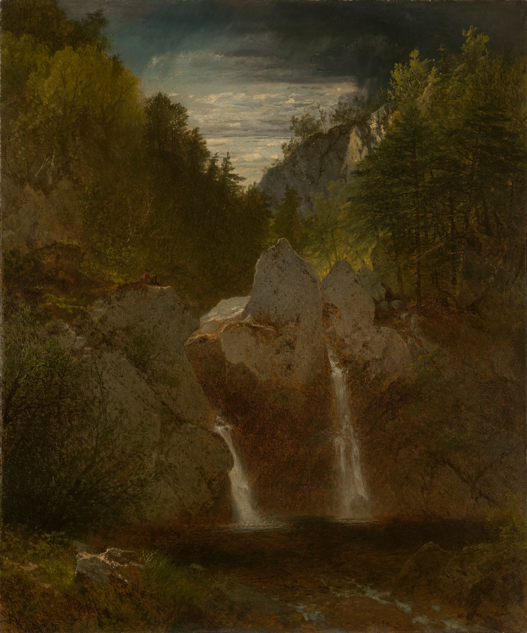 Rocky Pool, Bash-Bish Falls od John Frederick Kensett