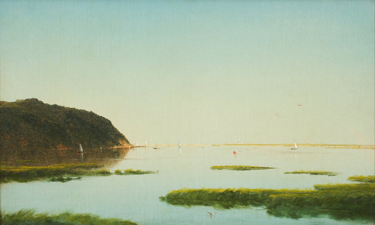 Pohled na řeku Shrewsbury, New Jersey od John Frederick Kensett