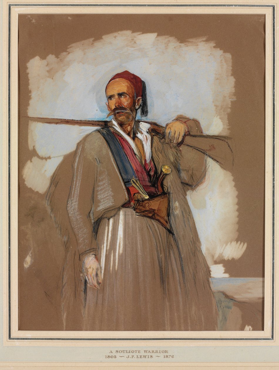 Suliote Warrior od John Frederick Lewis