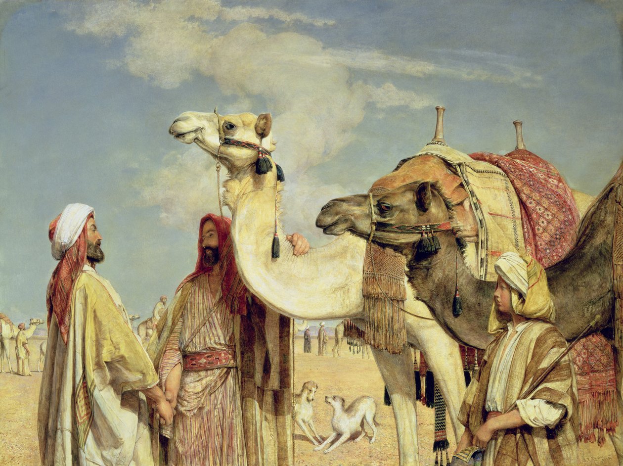 Pozdravy v poušti, Egypt od John Frederick Lewis
