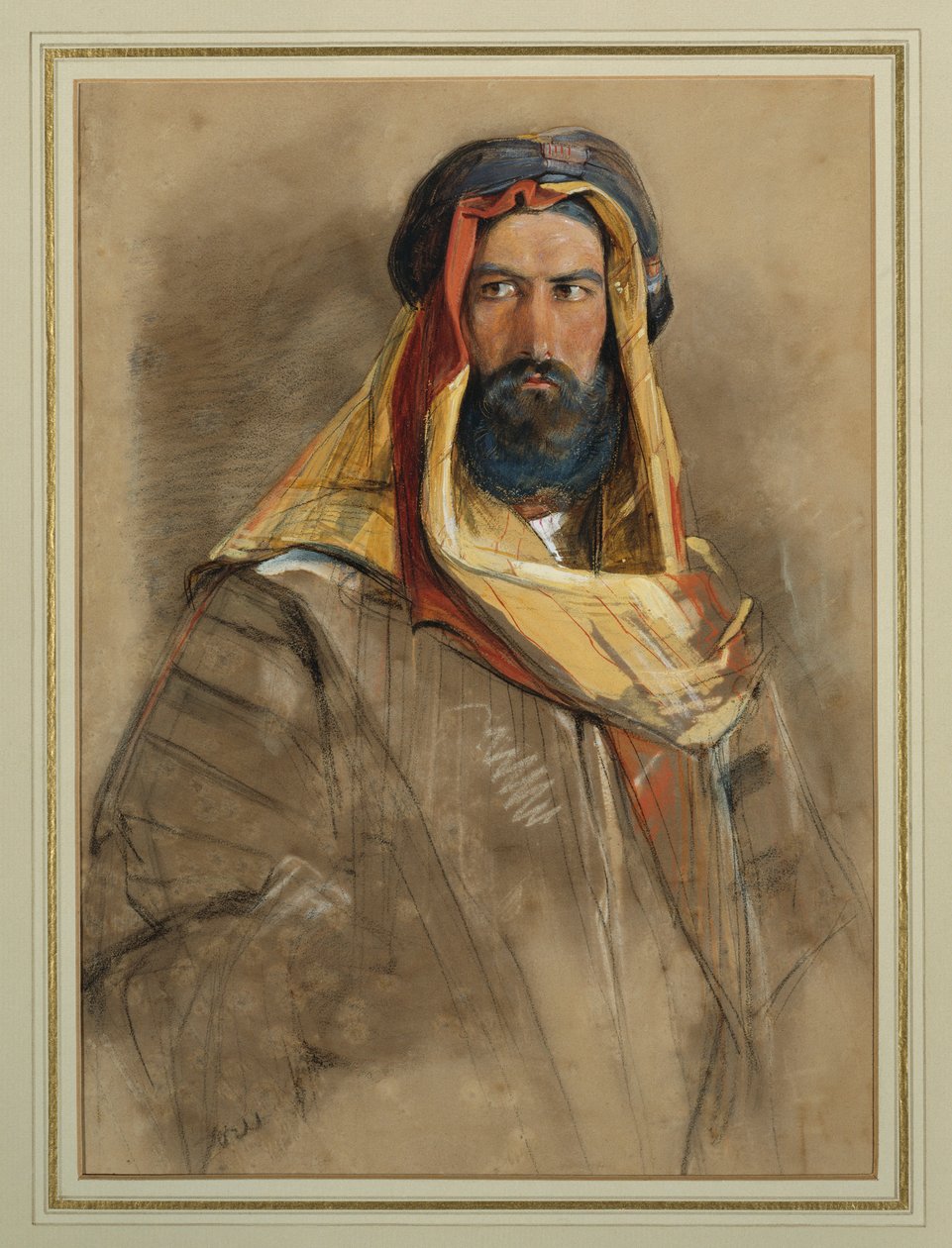 Studie arabského šejka od John Frederick Lewis