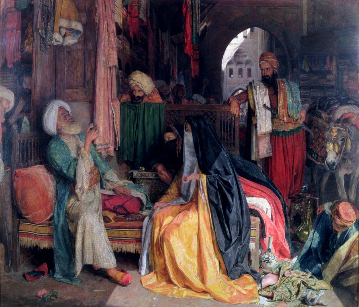 Pochybná mince, 1869 od John Frederick Lewis