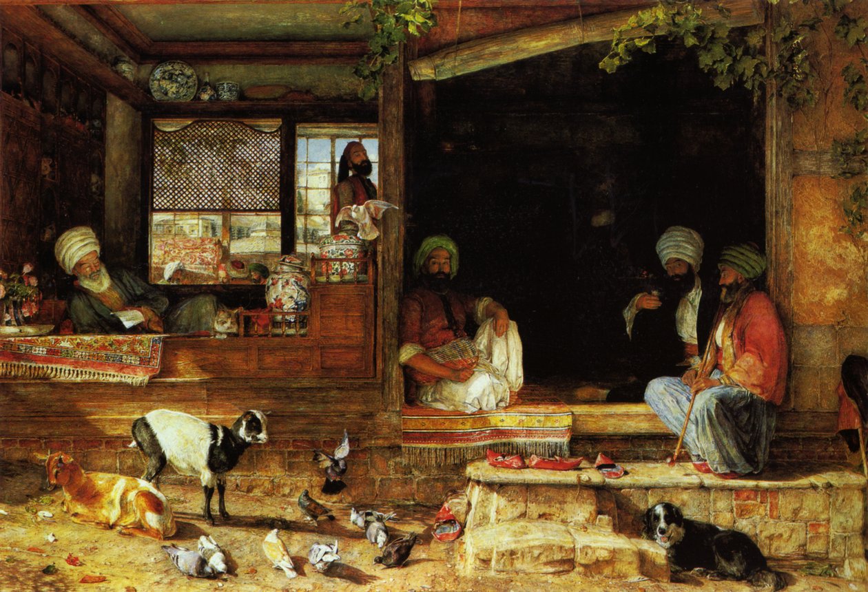 The Kibab Shop, Scutari, Asia minor od John Frederick Lewis