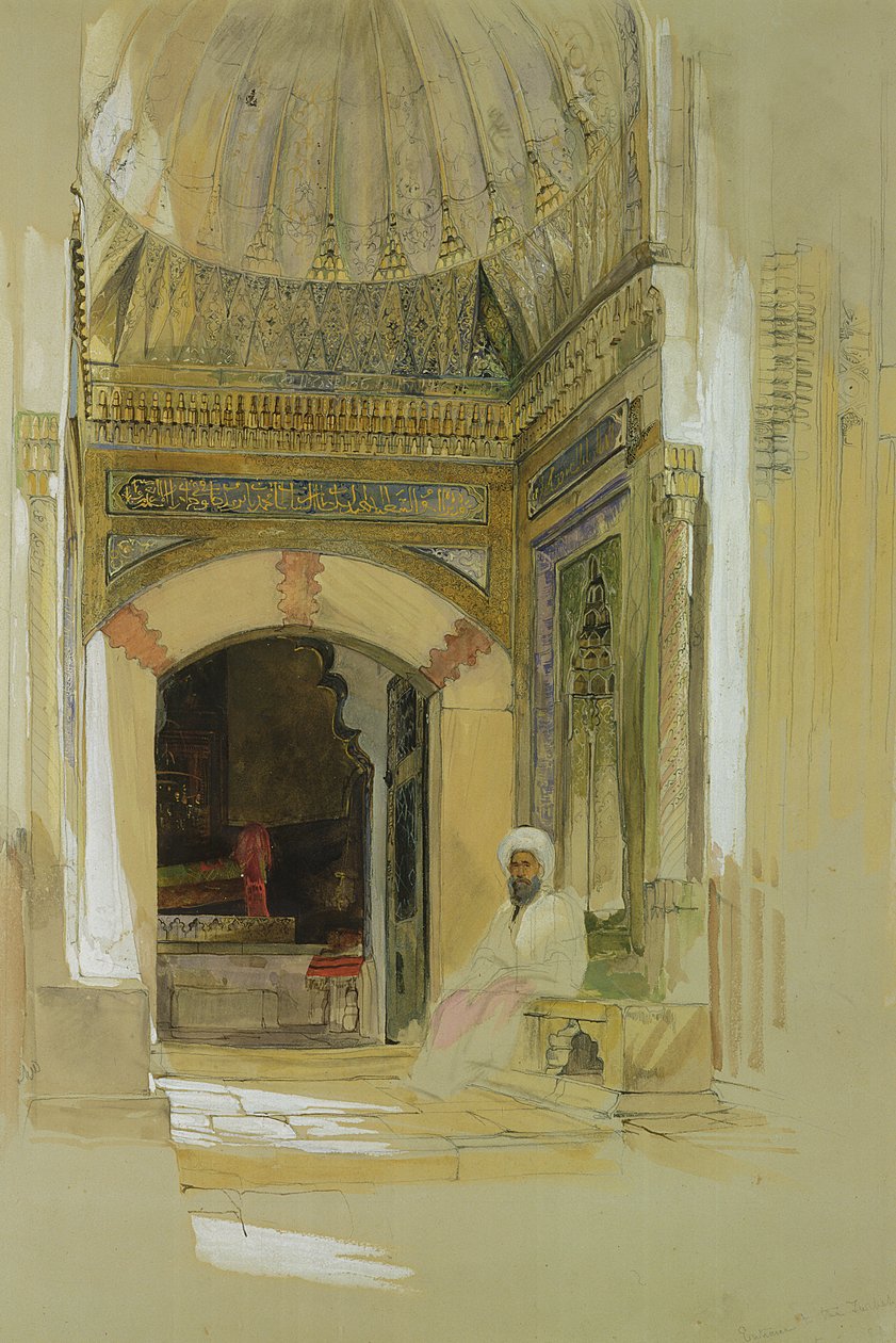 Hrob Bayazid I, Bursa, Turecko od John Frederick Lewis